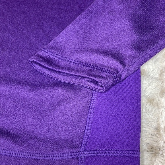 Champion Long Sleeve Half Zip Top Size L 10-12 - Picture 6 of 9